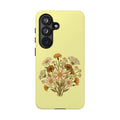 Vintage Wildflower Protective Phone Case — Slim Dual-Layer Shockproof Cover