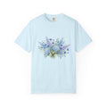 Floral Blue Bouquet T-Shirt — Blue Floral Bouquet Graphic Tee