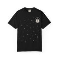 Minimalist Circle Stripe T-Shirt — Subtle Chest Logo Tee