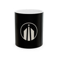 Minimalist Black Space Empire Logo | Ceramic Coffee Cup