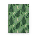 Fern Forest Hardcover Journal — Matte Lined Notebook (150 Pages, Perforated)