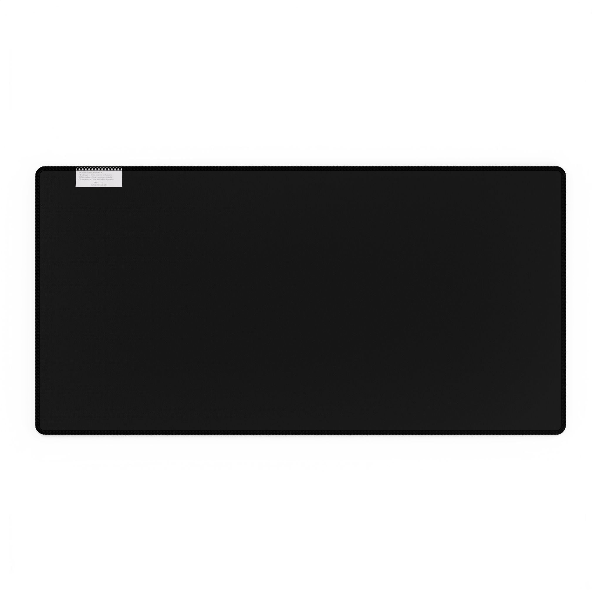 Japanese Seigaiha Wave Desk Mat — Black Wave Pattern Mouse Pad