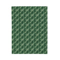 Forest Fern Pattern Velveteen Plush Blanket